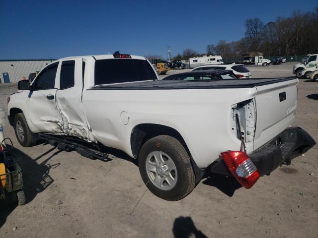 5TFTY5F11MX012187 - 2021 TOYOTA TUNDRA DOUBLE CAB SR/SR5 WHITE photo 2
