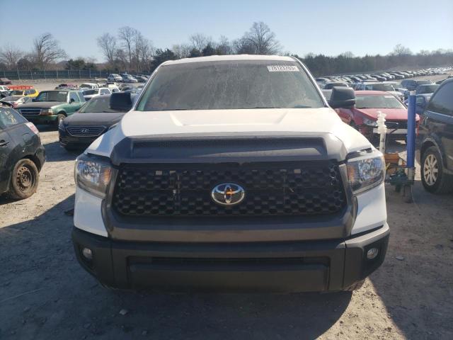 5TFTY5F11MX012187 - 2021 TOYOTA TUNDRA DOUBLE CAB SR/SR5 WHITE photo 5