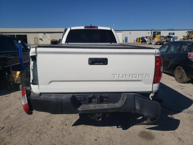 5TFTY5F11MX012187 - 2021 TOYOTA TUNDRA DOUBLE CAB SR/SR5 WHITE photo 6