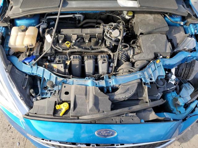 1FADP3F23GL403377 - 2016 FORD FOCUS SE BLUE photo 11