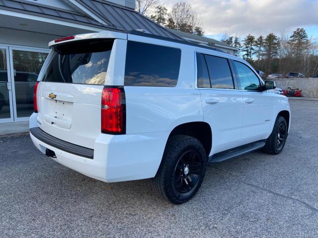 1GNSKBKC5KR195850 - 2019 CHEVROLET TAHOE K1500 LT WHITE photo 4