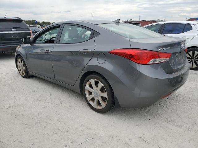 5NPDH4AE7DH294937 - 2013 HYUNDAI ELANTRA GLS GRAY photo 2