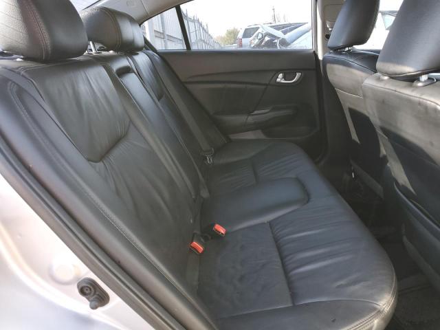 19XFB2F99FE222767 - 2015 HONDA CIVIC EXL ვერცხლისფერი ფოტო 10