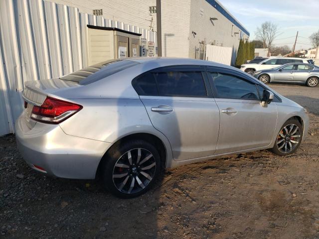 19XFB2F99FE222767 - 2015 HONDA CIVIC EXL ვერცხლისფერი ფოტო 3