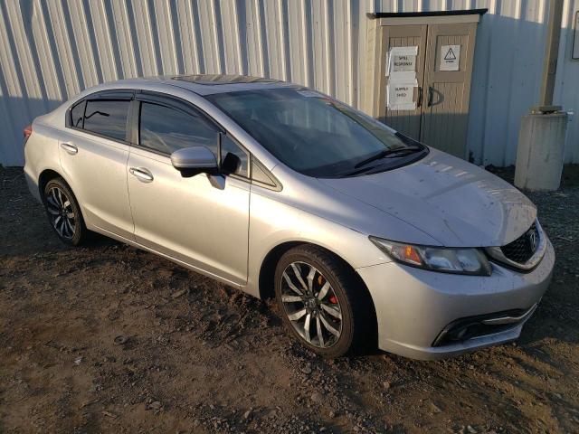 19XFB2F99FE222767 - 2015 HONDA CIVIC EXL SILVER photo 4