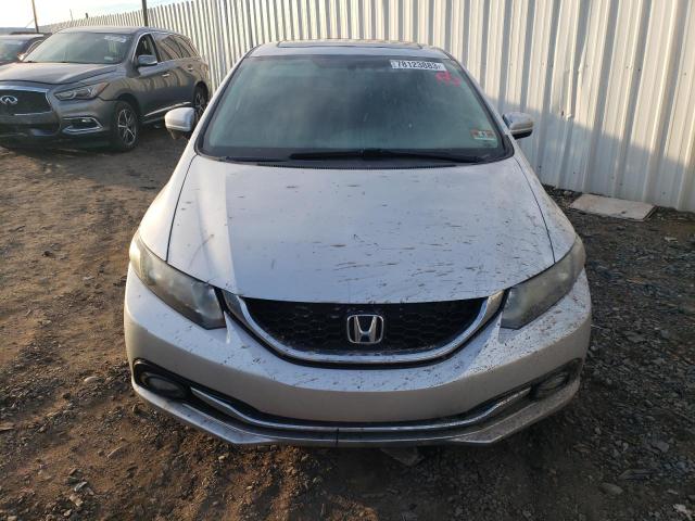 19XFB2F99FE222767 - 2015 HONDA CIVIC EXL ვერცხლისფერი ფოტო 5