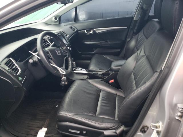 19XFB2F99FE222767 - 2015 HONDA CIVIC EXL ვერცხლისფერი ფოტო 7