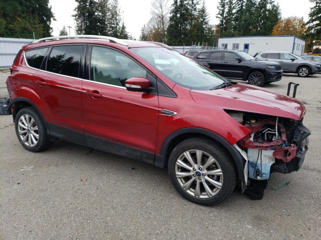 1FMCU9J96JUC10367 - 2018 FORD ESCAPE TITANIUM RED photo 4