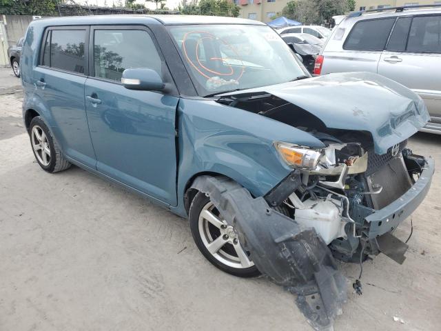 JTLKE50E581000816 - 2008 TOYOTA SCION XB TEAL photo 4