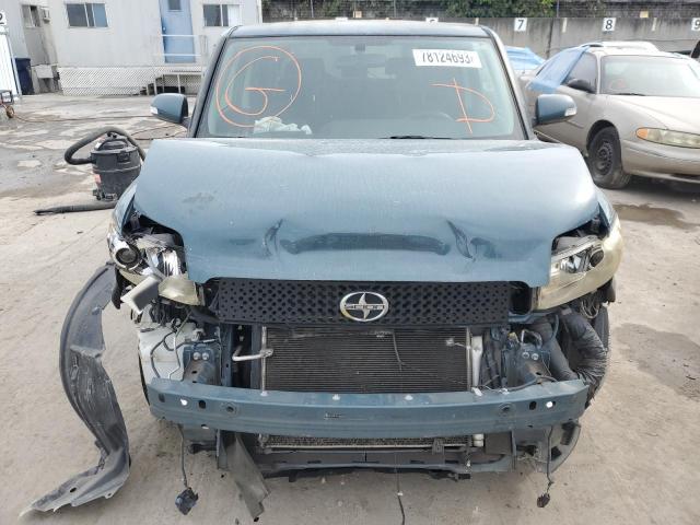 JTLKE50E581000816 - 2008 TOYOTA SCION XB TEAL photo 5