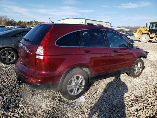 3CZRE4H58AG701800 - 2010 HONDA CR-V EX RED photo 3