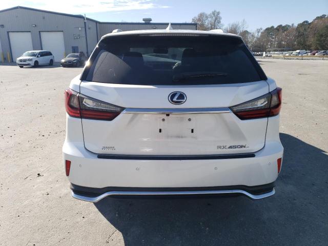 JTJDGKCA9J2004984 - 2018 LEXUS RX 450H L BASE WHITE photo 6