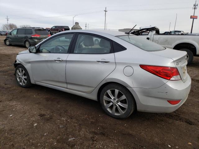 KMHCU4AE0EU766972 - 2014 HYUNDAI ACCENT GLS SILVER photo 2