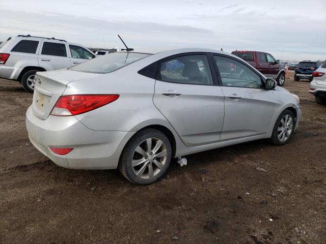 KMHCU4AE0EU766972 - 2014 HYUNDAI ACCENT GLS SILVER photo 3