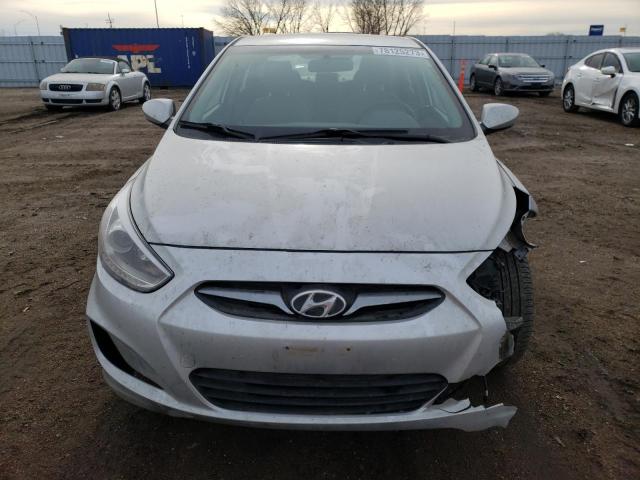 KMHCU4AE0EU766972 - 2014 HYUNDAI ACCENT GLS SILVER photo 5