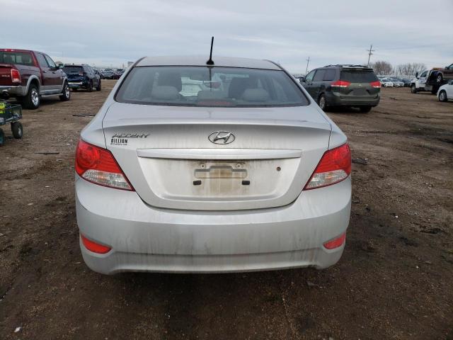 KMHCU4AE0EU766972 - 2014 HYUNDAI ACCENT GLS SILVER photo 6