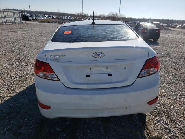 KMHCU4AE2EU766679 - 2014 HYUNDAI ACCENT GLS WHITE photo 6