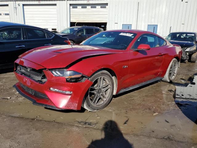 1FA6P8CF7M5148438 - 2021 FORD MUSTANG GT RED photo 1