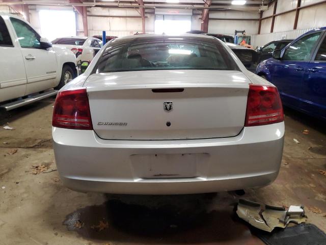 2B3KA43R08H100700 - 2008 DODGE CHARGER SILVER photo 6