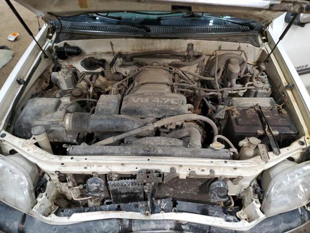5TBBT44122S320598 - 2002 TOYOTA TUNDRA ACCESS CAB თეთრი ფოტო 11