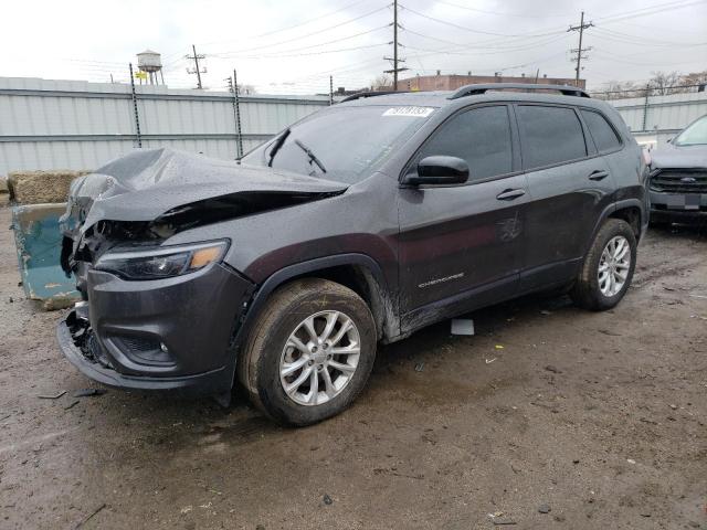 1C4PJMMX7ND553982 - 2022 JEEP CHEROKEE LATITUDE LUX GRAY photo 1