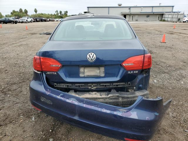 3VWDZ7AJ7BM071457 - 2011 VOLKSWAGEN JETTA SE BLUE photo 6