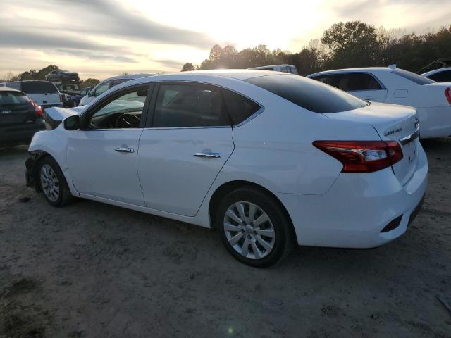 3N1AB7AP1KY338568 - 2019 NISSAN SENTRA S WHITE photo 2