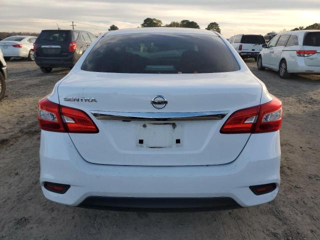 3N1AB7AP1KY338568 - 2019 NISSAN SENTRA S WHITE photo 6