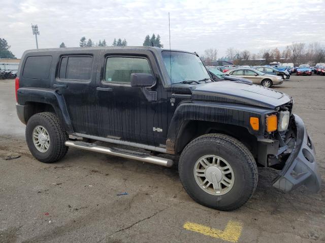 5GTEN13E988196224 - 2008 HUMMER H3 BLACK photo 4