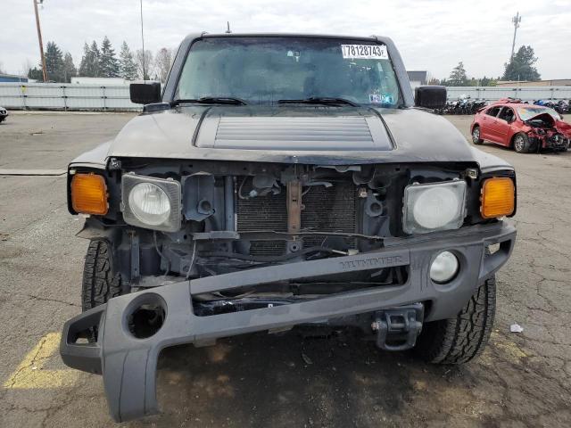 5GTEN13E988196224 - 2008 HUMMER H3 BLACK photo 5