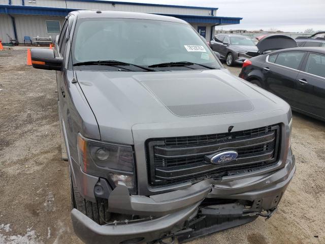 1FTFW1ETXDFD18518 - 2013 FORD F150 SUPERCREW SILVER photo 5