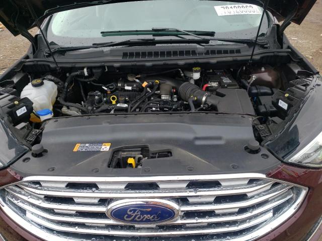 2FMPK4J9XMBA03677 - 2021 FORD EDGE SEL BURGUNDY photo 11