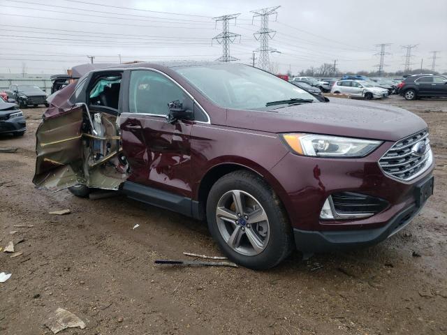 2FMPK4J9XMBA03677 - 2021 FORD EDGE SEL BURGUNDY photo 4