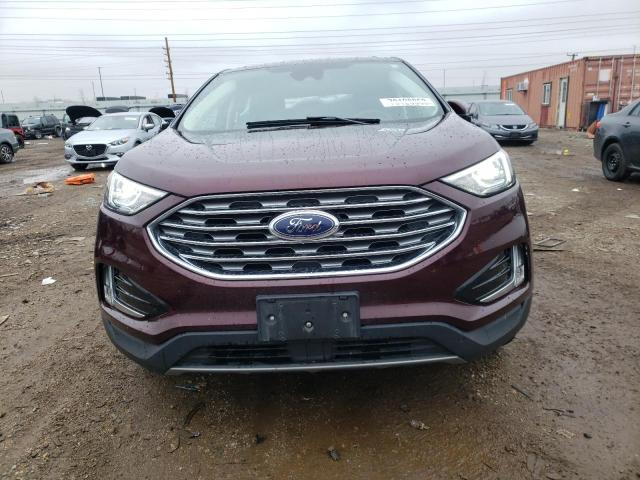 2FMPK4J9XMBA03677 - 2021 FORD EDGE SEL BURGUNDY photo 5