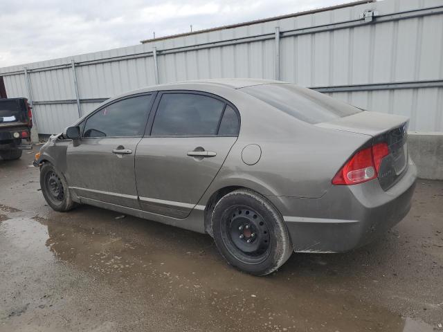 2HGFA16588H316156 - 2008 HONDA CIVIC LX GRAY photo 2