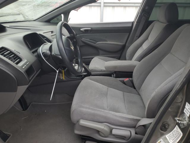 2HGFA16588H316156 - 2008 HONDA CIVIC LX GRAY photo 7