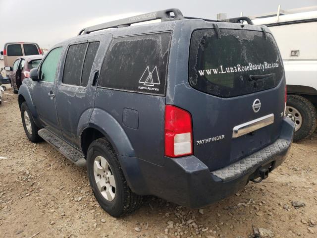 5N1AR18W25C734116 - 2005 NISSAN PATHFINDER LE BLUE photo 2