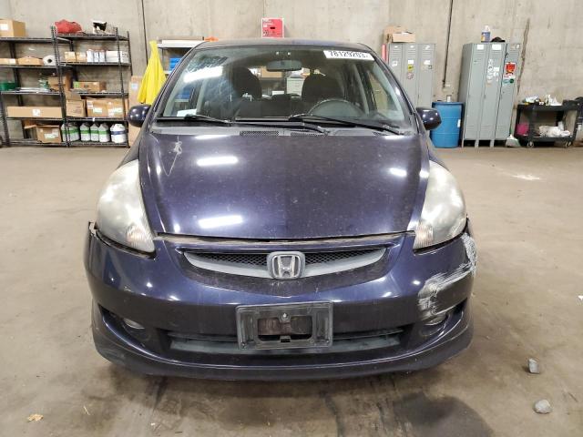 JHMGD37658S013131 - 2008 HONDA FIT SPORT PURPLE photo 5