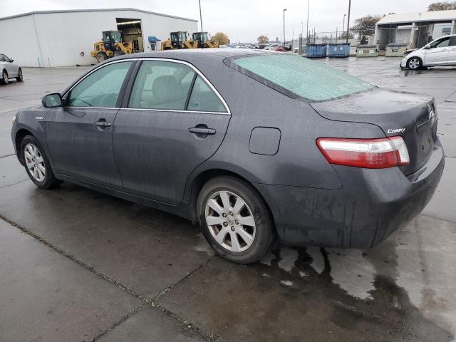 4T1BB46K08U047757 - 2008 TOYOTA CAMRY HYBRID CHARCOAL photo 2