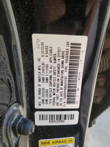 1HGCR3F88EA014197 - 2014 HONDA ACCORD EXL BLACK photo 12