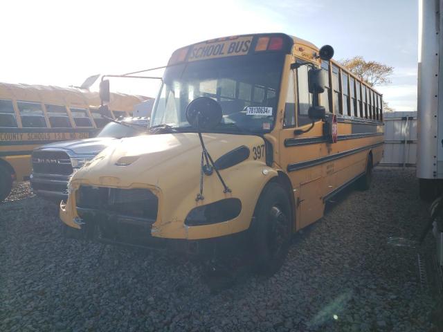 4UZABRDU1BCAT8076 - 2011 FREIGHTLINER CHASSIS B2B YELLOW photo 2