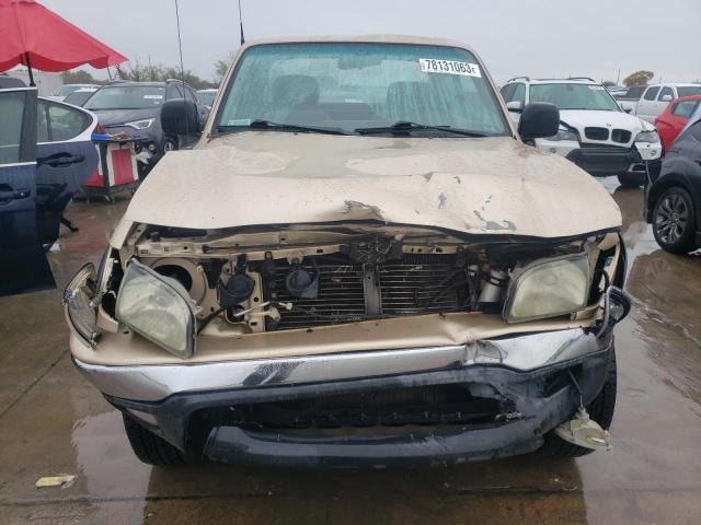5TESN92N51Z845774 - 2001 TOYOTA TACOMA XTRACAB PRERUNNER ოქროსფერი ფოტო 5