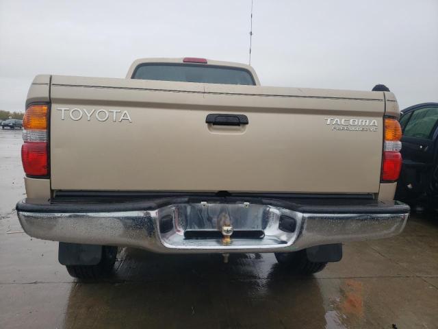 5TESN92N51Z845774 - 2001 TOYOTA TACOMA XTRACAB PRERUNNER ოქროსფერი ფოტო 6