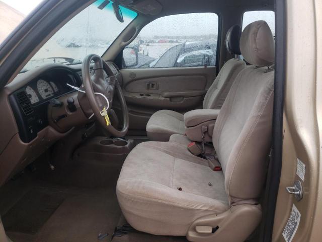 5TESN92N51Z845774 - 2001 TOYOTA TACOMA XTRACAB PRERUNNER ოქროსფერი ფოტო 7