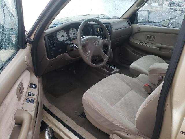 5TESN92N51Z845774 - 2001 TOYOTA TACOMA XTRACAB PRERUNNER ოქროსფერი ფოტო 8