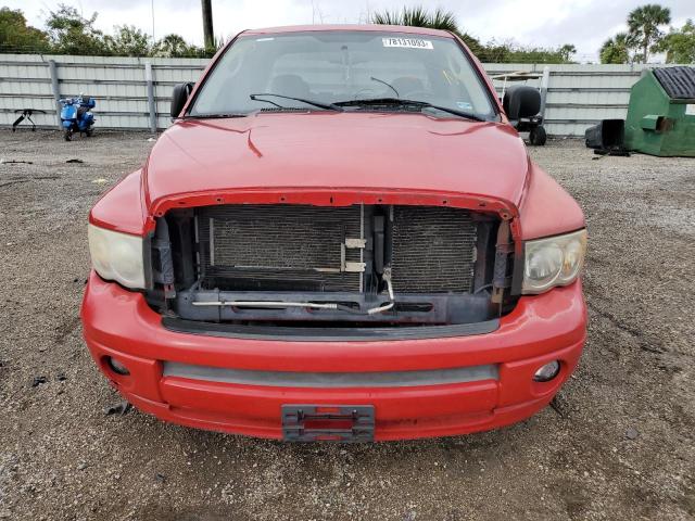 1D7HU18D85S268137 - 2005 DODGE RAM 1500 ST RED photo 5