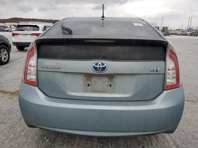 JTDKN3DU3D1679867 - 2013 TOYOTA PRIUS BLUE photo 6