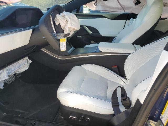 5YJSA1E63NF472341 - 2022 TESLA MODEL S BLUE photo 7