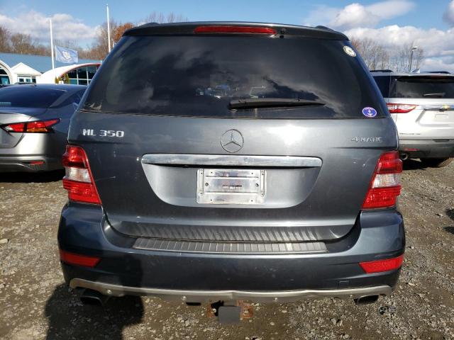 4JGBB8GB7BA662109 - 2011 MERCEDES-BENZ ML 350 4MATIC GRAY photo 6