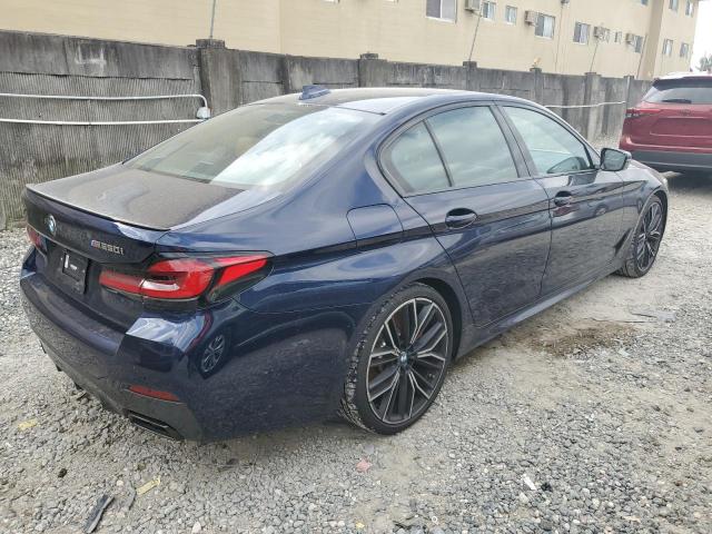 WBA13BK03PCM28865 - 2023 BMW M550XI BLUE photo 3